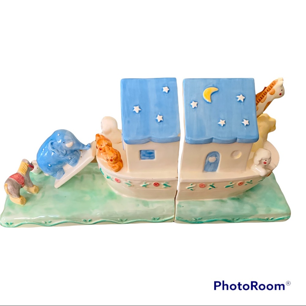 Noah arch bookends